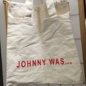 Johnny Was canvas tote bag New
